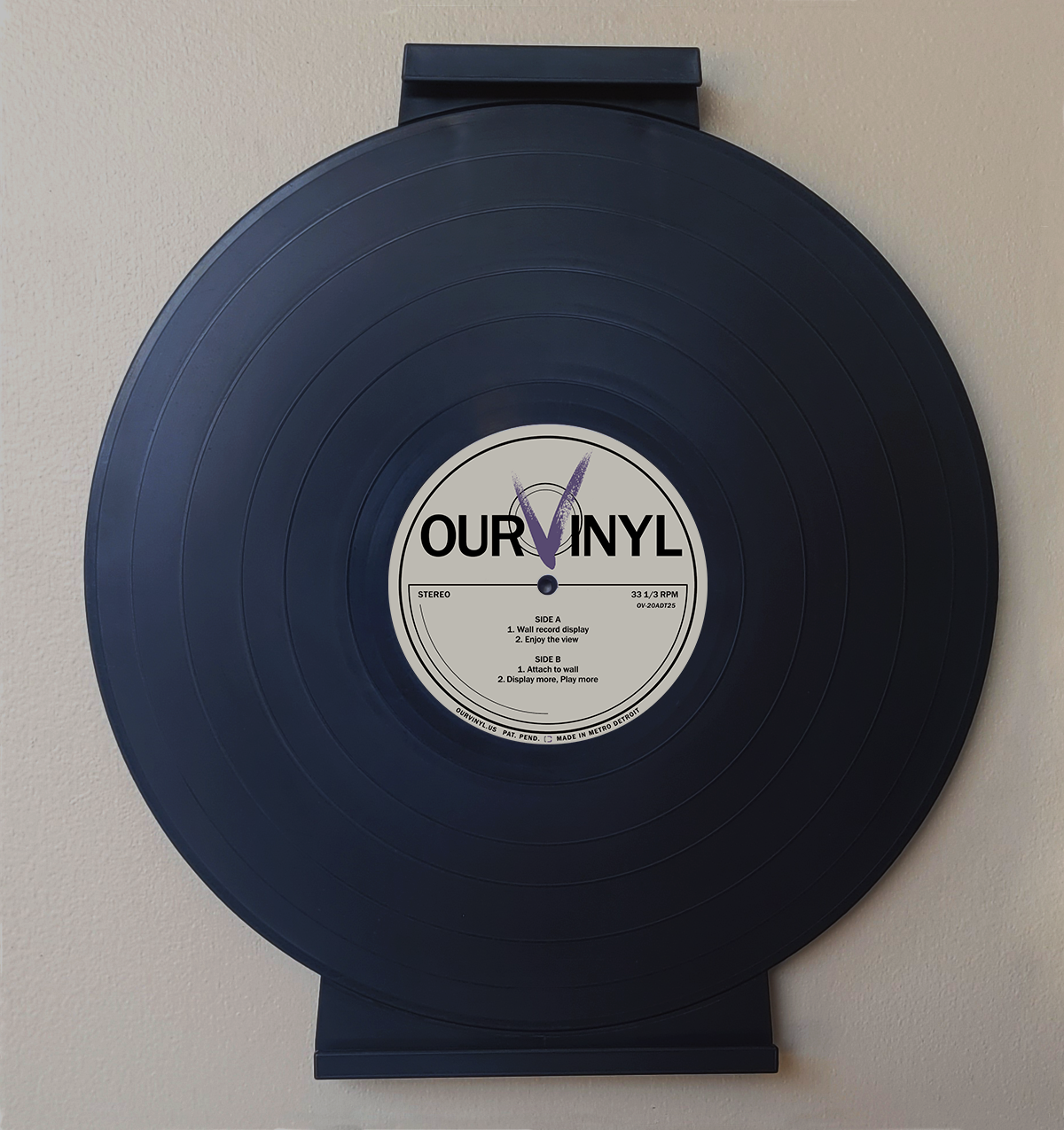 OurVinyl Wall Record Holder